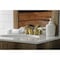 Kingston Brass KB957PLSB Mini-Widespread Bathroom Faucet with Retail Pop-Up, Brushed Brass KB957PLSB - alternate 4